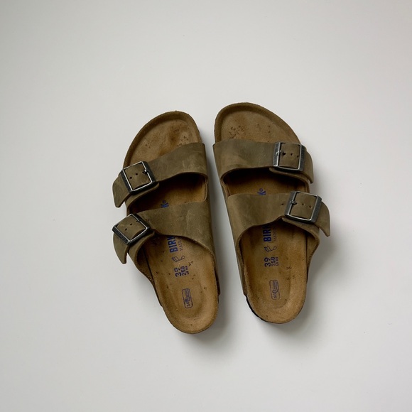 Birkenstock faded khaki Sandals - Picture 3 of 6